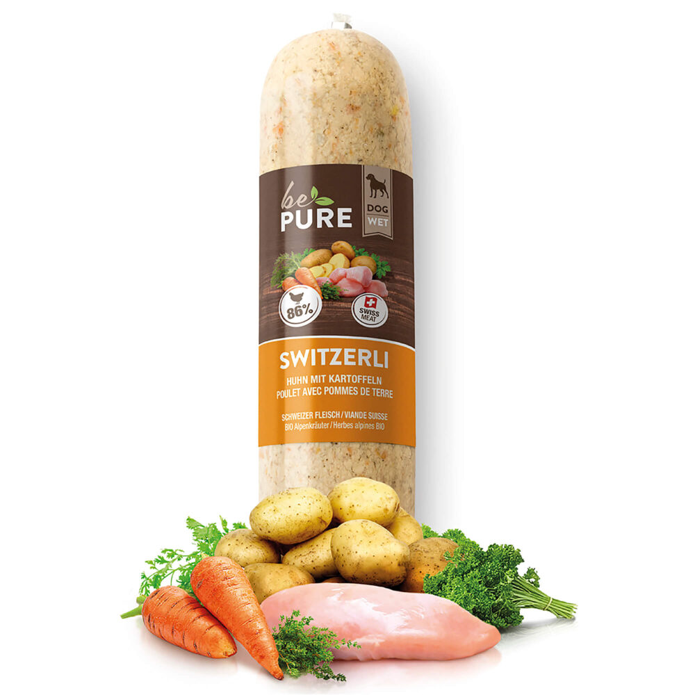 bePure Switzerli Nassfutter für Hunde