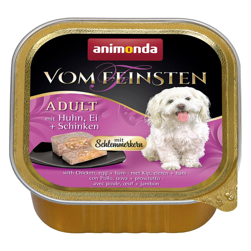 animonda Vom Feinsten Adult Huhn und Schinken Nassfutter für Hunde