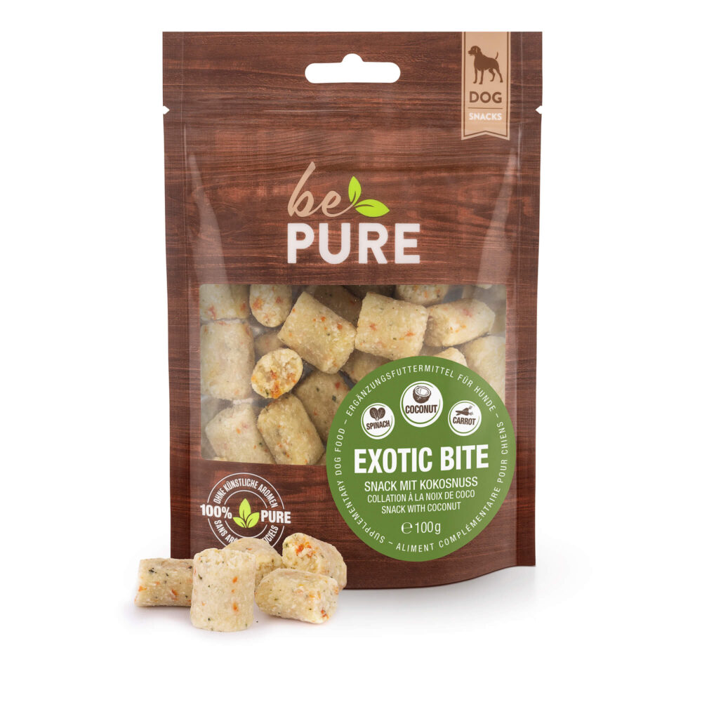 bePure Exotic Bite Biscuit für Hunde