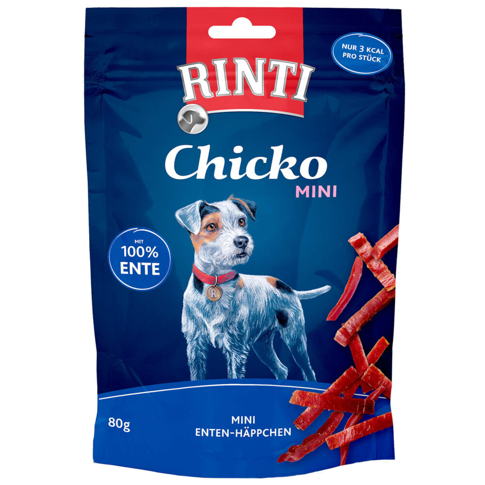Rinti Chicko Mini Ente Snack für Hunde