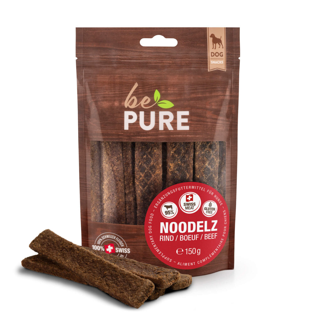 bePure Noodelz Rind Snack für Hunde