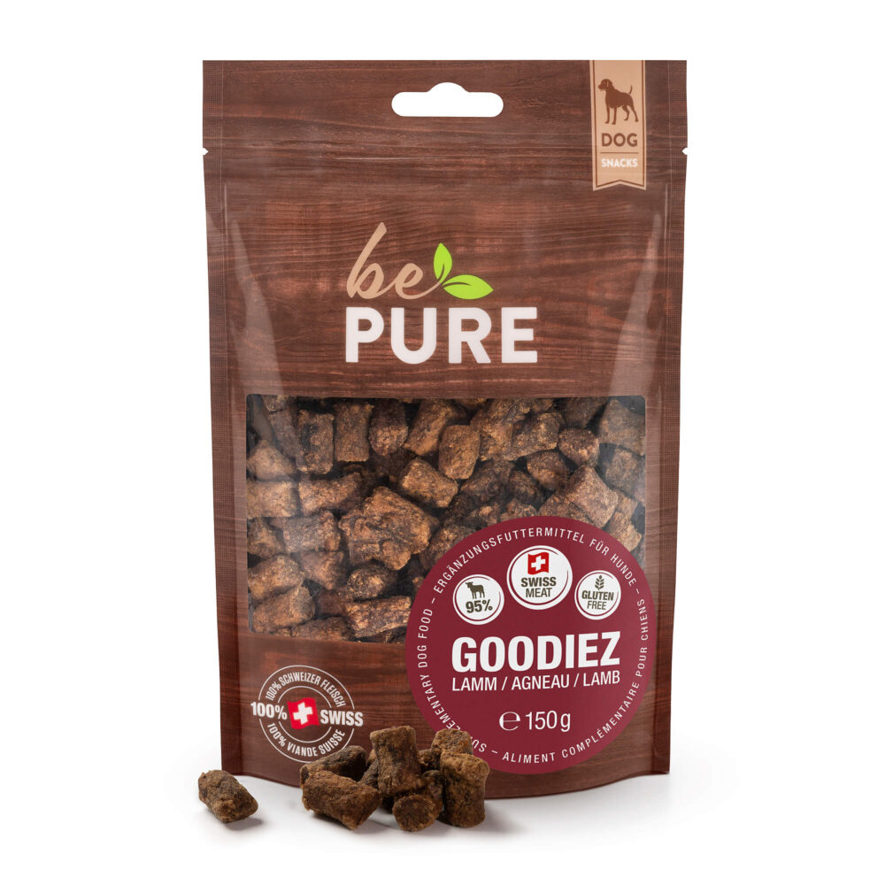 bePure Goodiez Lamm Snack für Hunde