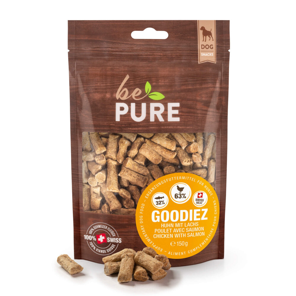 bePure Goodiez Lachs Snack für Hunde
