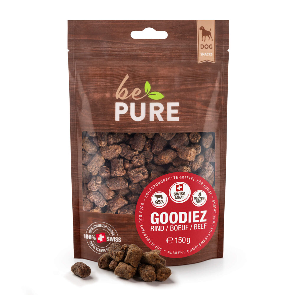 bePure Goodiez Rind Snack für Hunde