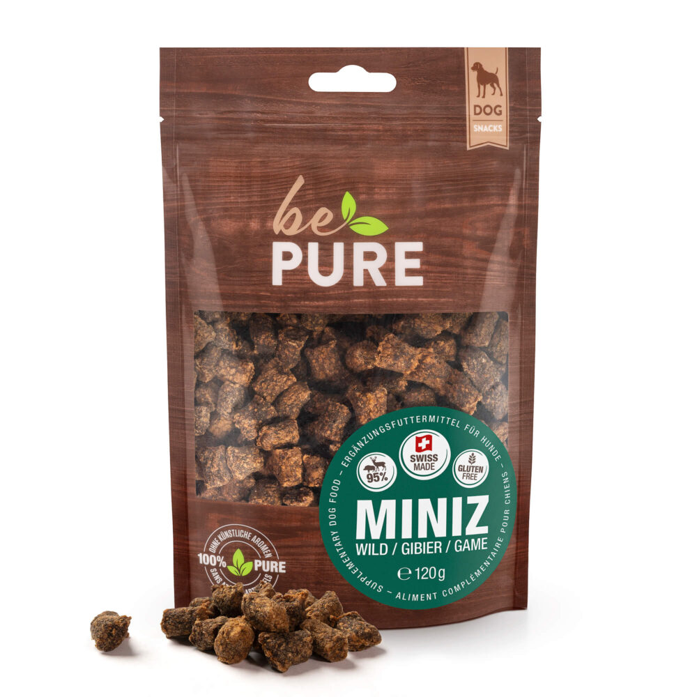 bePure Miniz Wild Snack für Hunde