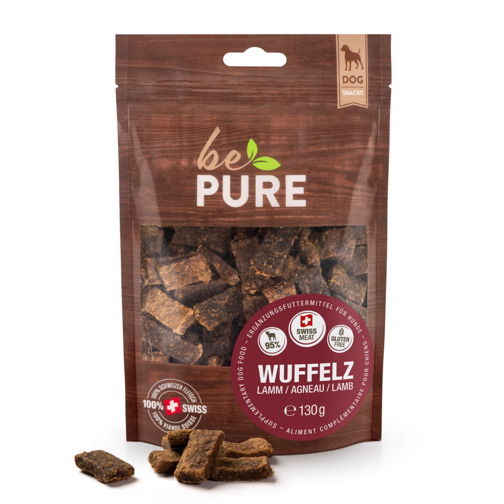 bePure Wuffelz Lamm Snack für Hunde