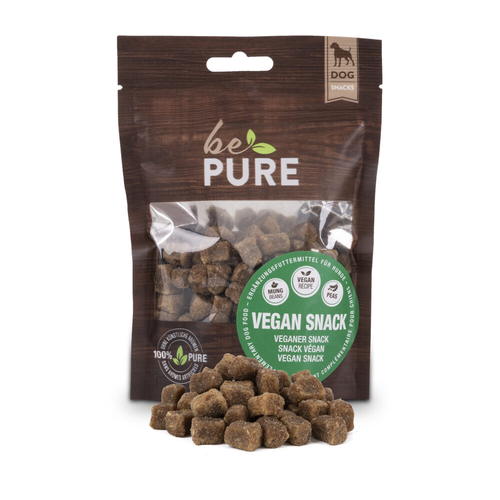 bePure Vegan Snack Snack für Hunde