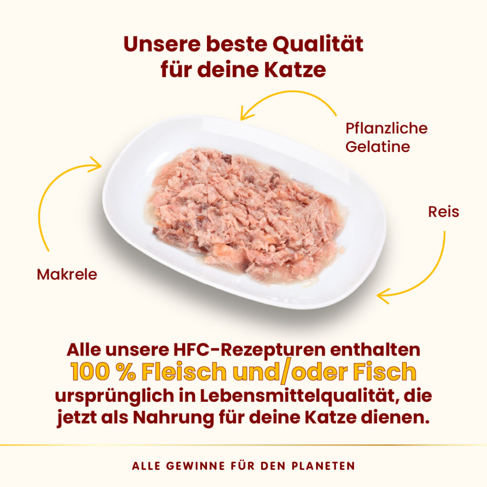 Almo Nature HFC Jelly Makrele Nassfutter für Katzen