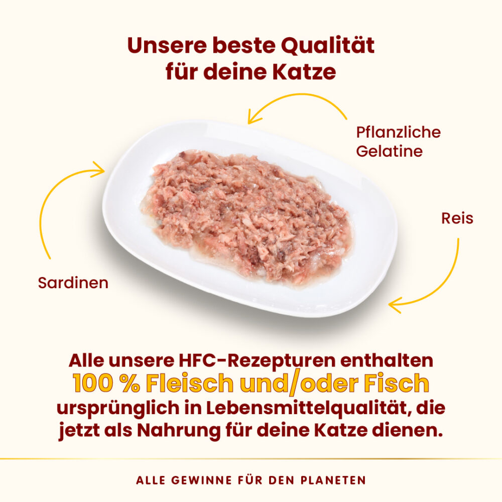 Almo Nature HFC Jelly Sardinen Nassfutter für Katzen