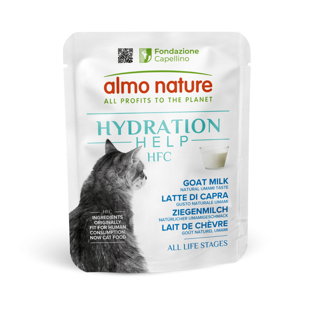 Almo Nature HFC Hydration mit Ziegenmilch Nassfutter für Katzen