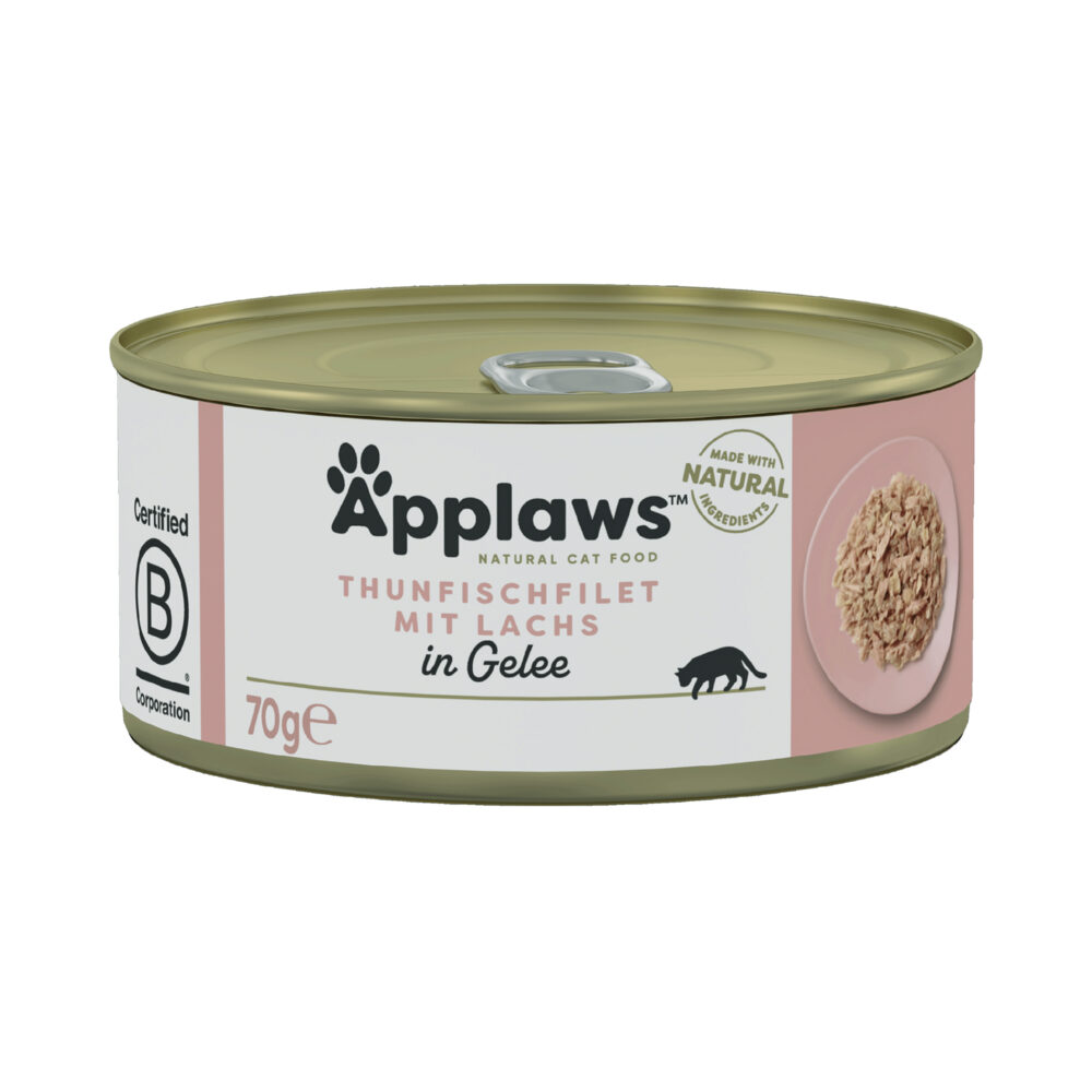 Applaws Thunfisch und Lachs Jelly Nassfutter für Katzen