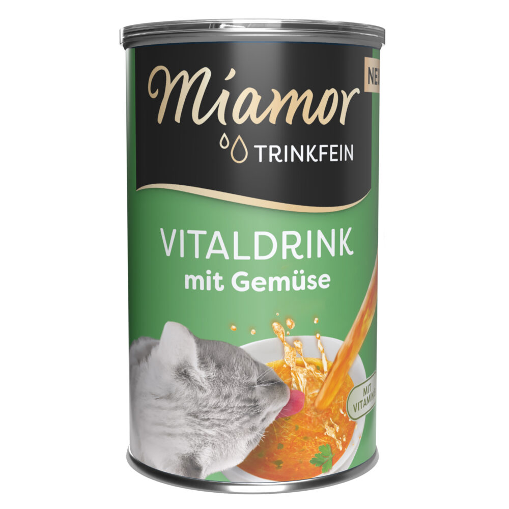 Miamor Trinkfein Vitaldrink mit Gemüse Nassfutter für Katzen
