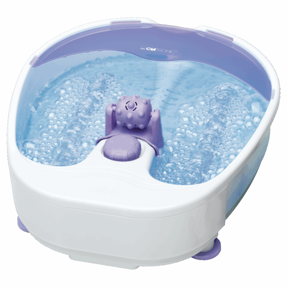 Clatronic Fussmassagegerät FM 3389 weiss/lila