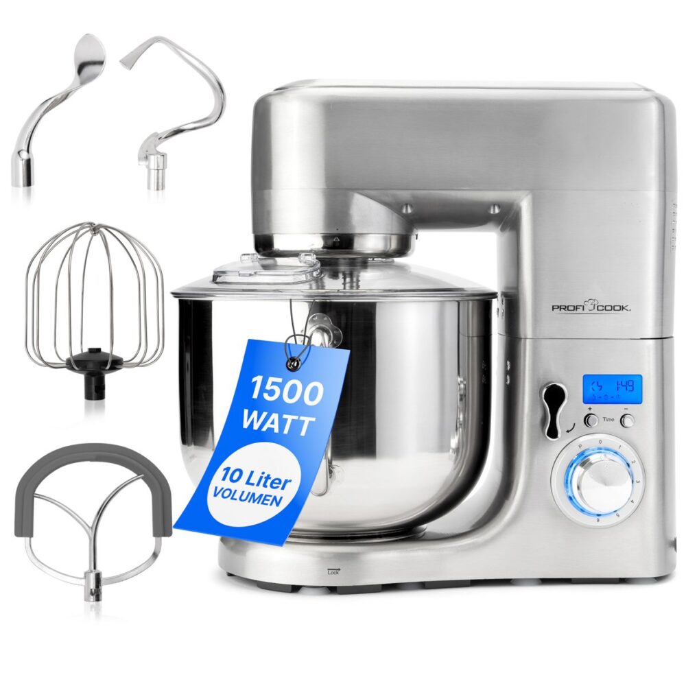 ProfiCook Knetmaschine PC-KM 1096 edelstahl