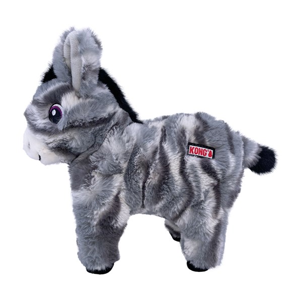 KONG Low Stuff Stripes Donkey Kuscheltier für Hunde
