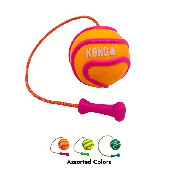 KONG Bunji High-Viz Ball Schwimmspielzeug für Hunde