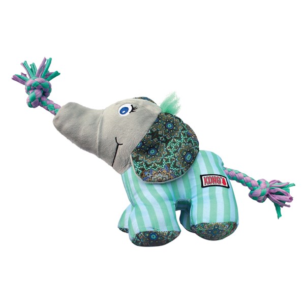 KONG Knots Carnival Elephant Kuscheltier für Hunde