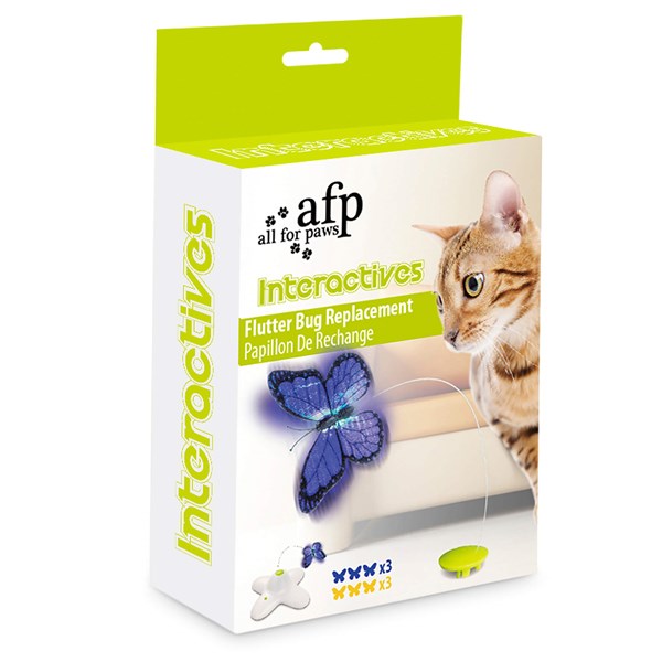 All for Paws Interactive Flutter Bug Refill  Spielzeug für Katzen