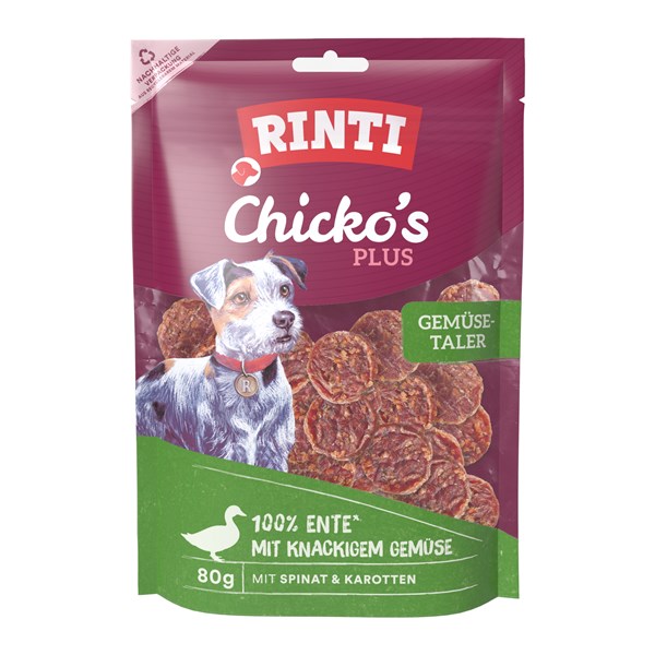 Rinti Chicko PLUS Gemüsetaler Snack für Hunde
