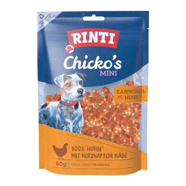 Rinti Chicko Mini Käsewürfel Snack für Hunde