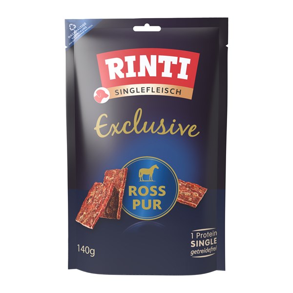 Rinti Exclusive Ross Pur Snack für Hunde