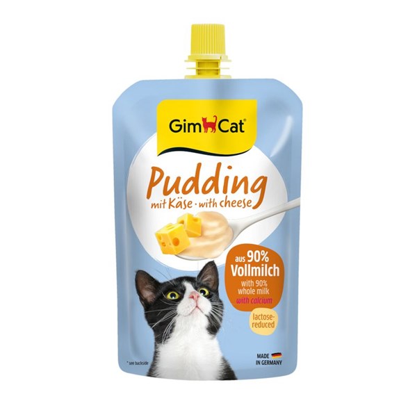 GimCat Pudding mit Käse Snack für Katzen
