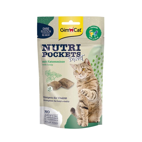 GimCat Nutri Pockets Insect Snack für Katzen
