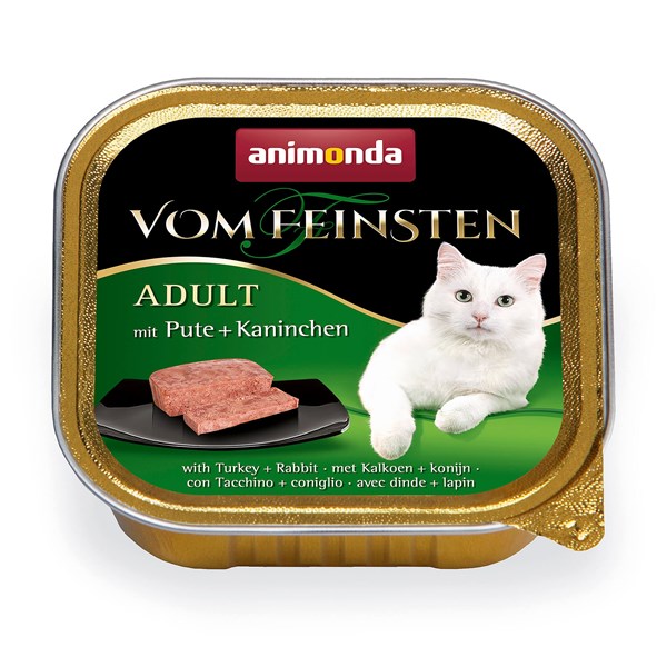 animonda Vom Feinsten Adult Pute und Kanninchen Nassfutter für Katzen