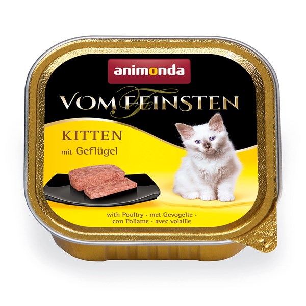 animonda Vom Feinsten Kitten Geflügel Nassfutter für Katzen
