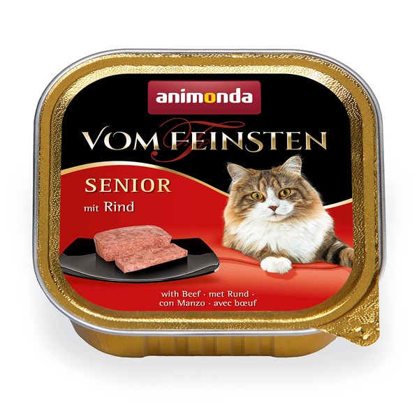 animonda Vom Feinsten Senior Rind Nassfutter für Katzen
