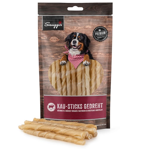 Snuggis Kau-Stick gedreht Kauartikel für Hunde
