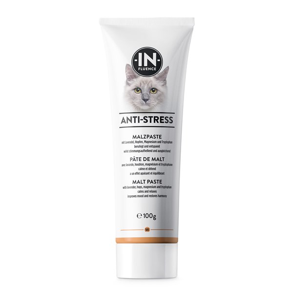 In-Fluence Anti-Stress Malzpaste Nahrungsergänzung für Katzen