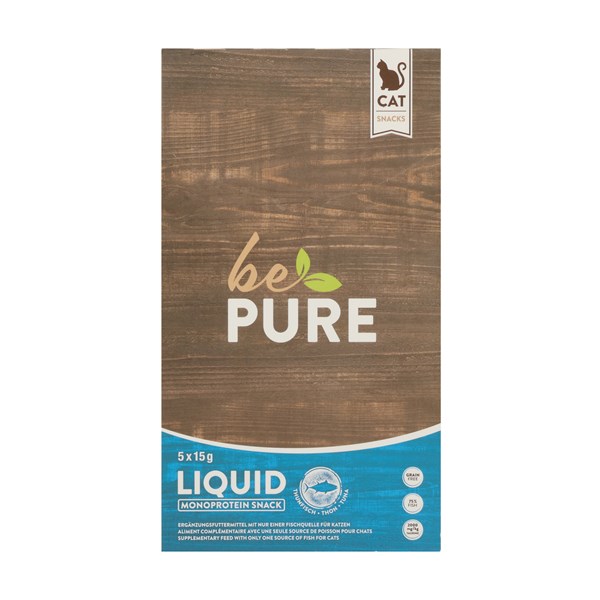 bePure Liquid Tuna Snack für Katzen