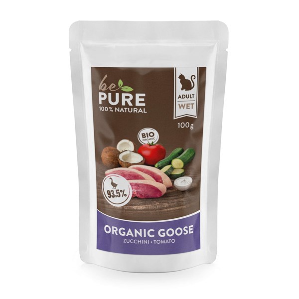 bePure Organic Goose Nassfutter für Katzen