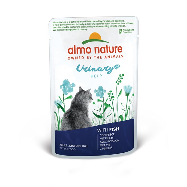 Almo Nature Urinary Help mit Fisch Nassfutter für Katzen