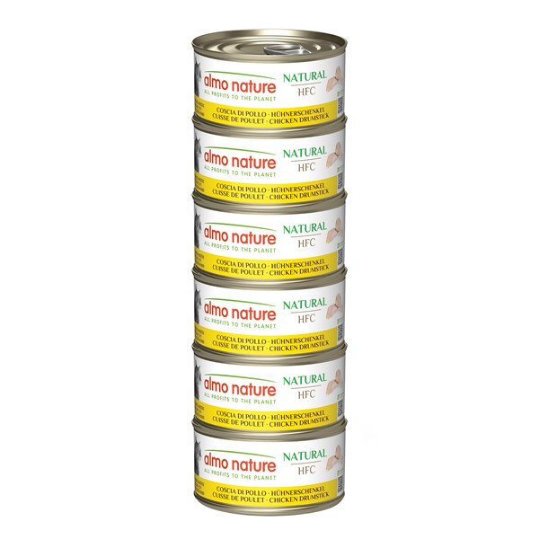 Almo Nature HFC Natural Multipack Hühnerschenkel Nassfutter für Katzen