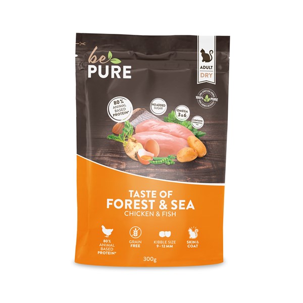 bePure Taste of Forest & Sea Trockenfutter für Katzen