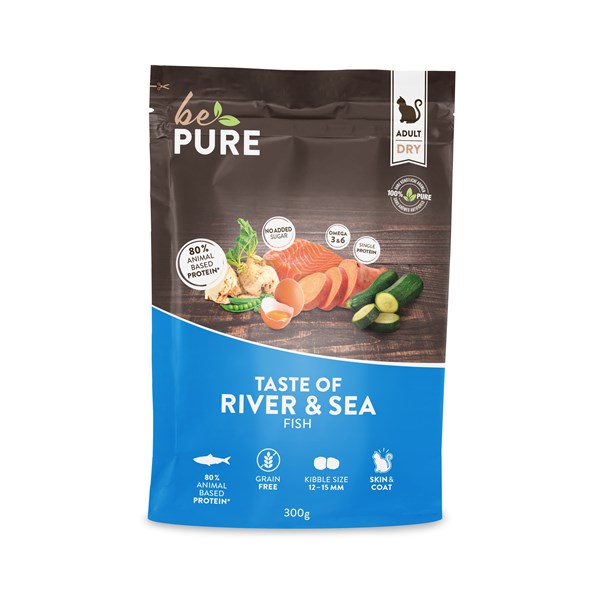 bePure Taste of River & Sea Trockenfutter für Katzen