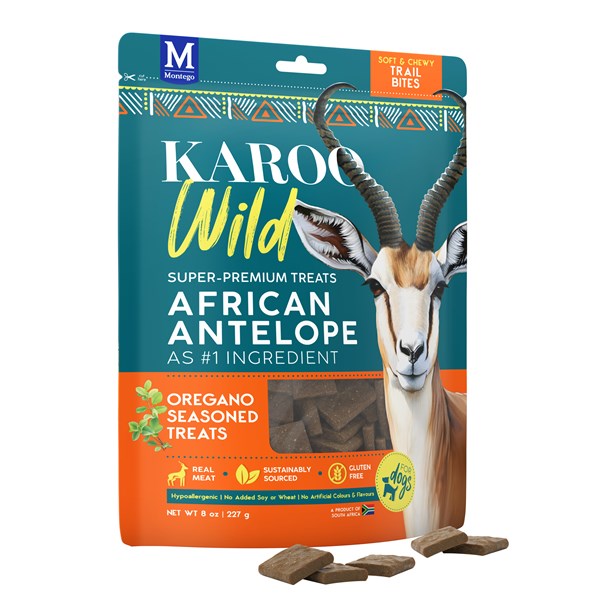 Karoo Wild Oregano Trail Bites Antilope Snack für Hunde