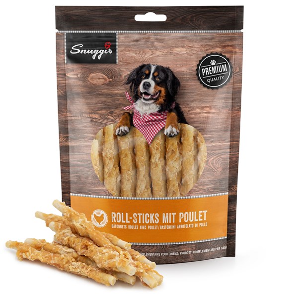Snuggis Roll-Sticks Huhn für Hunde