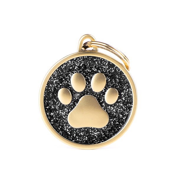 MyFamily Circle Paw Glitter Accessoire für Hunde