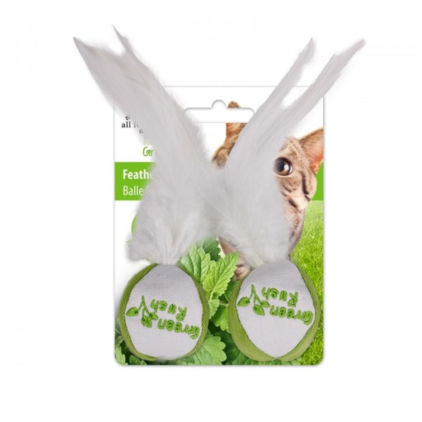 All for Paws Green Rush Spielzeug für Katzen